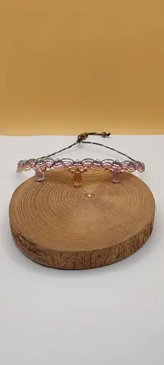 Bracelet onde couleurs pastelles